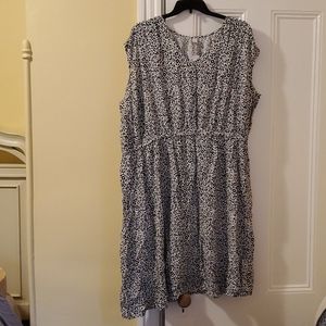 Old Navy Plus leopard dress 3x